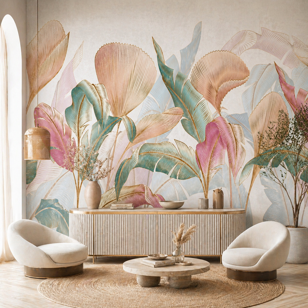 Soft Pastel Tropical Escape - Image 2