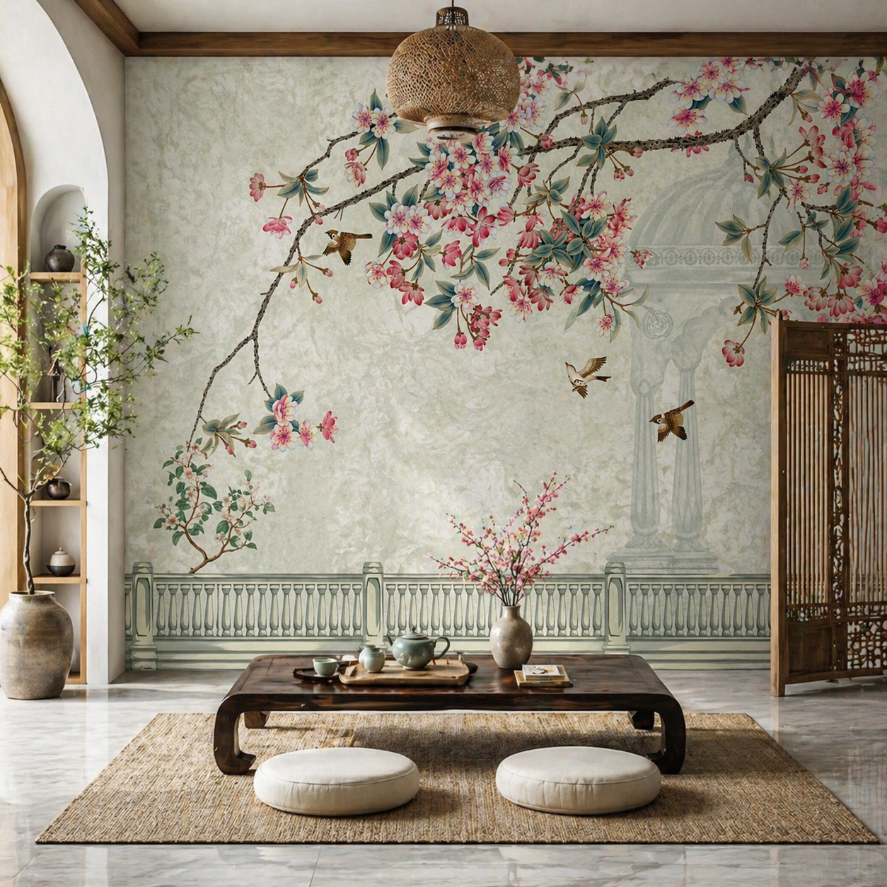 Timeless Floral Balcony Elegance - Image 2