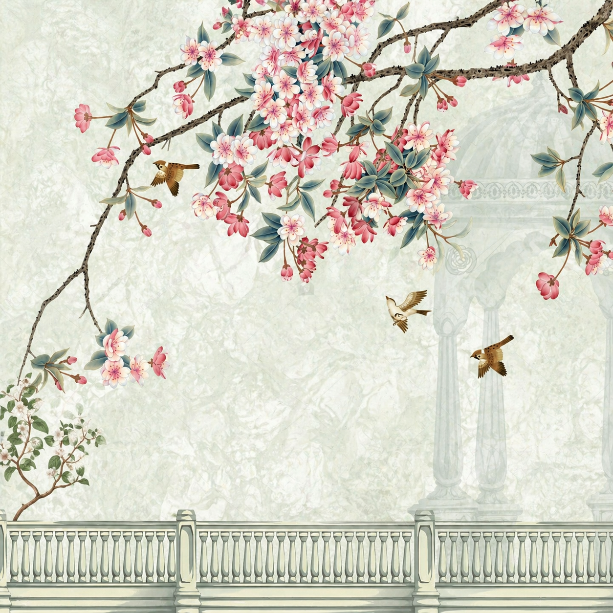 Timeless Floral Balcony Elegance