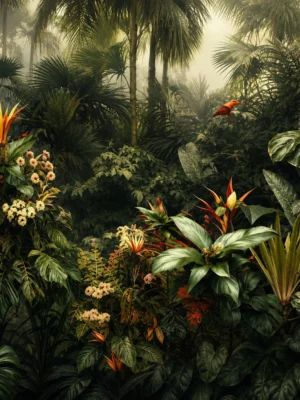 tropical_rainforest_wallpaper Emerald Rainforest Retreat