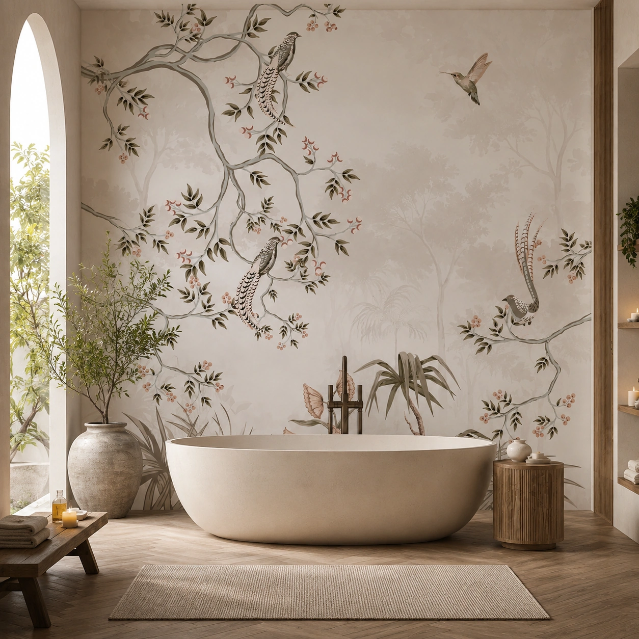 Blush Aviary Elegance - Image 2